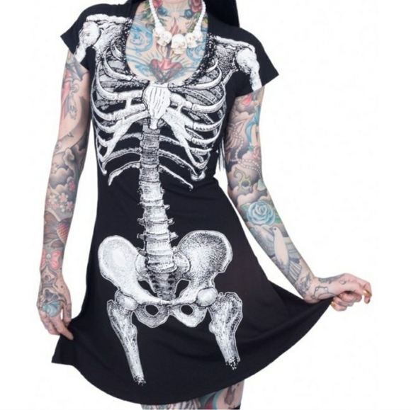 Dresses & Skirts - 💀 Skeleton Dress 💀HALFWAY TO HALLOWEEN SALE!